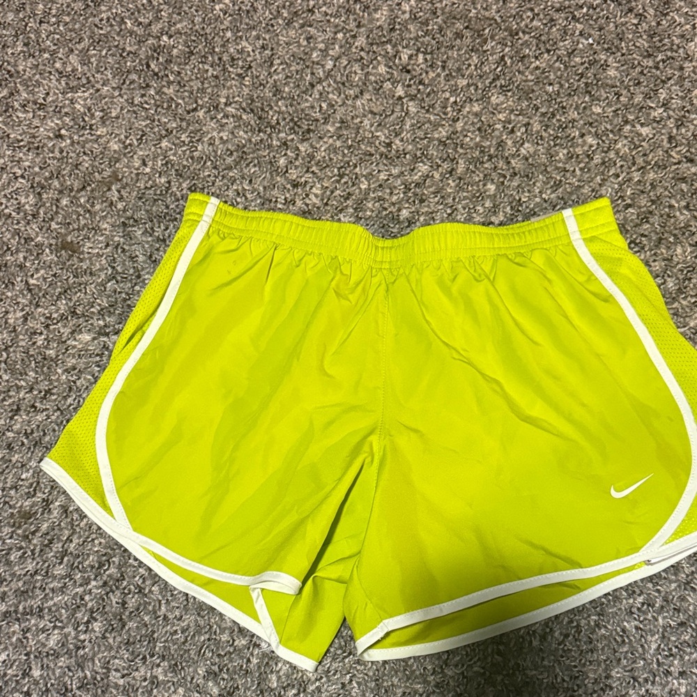 Nike Kids Bright Green Athletic Shorts